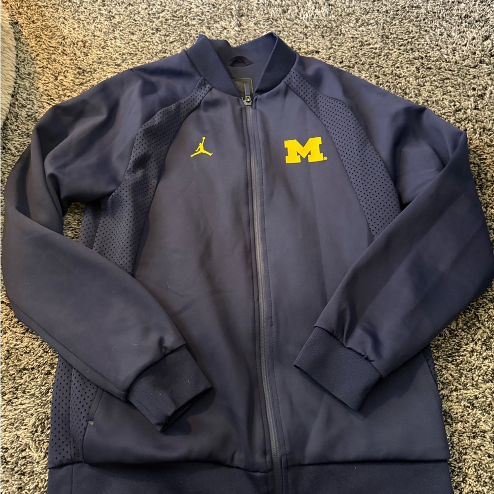 Michigan Jordan Jacket with Maize Logo